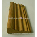 Flat exterior window wood moulding